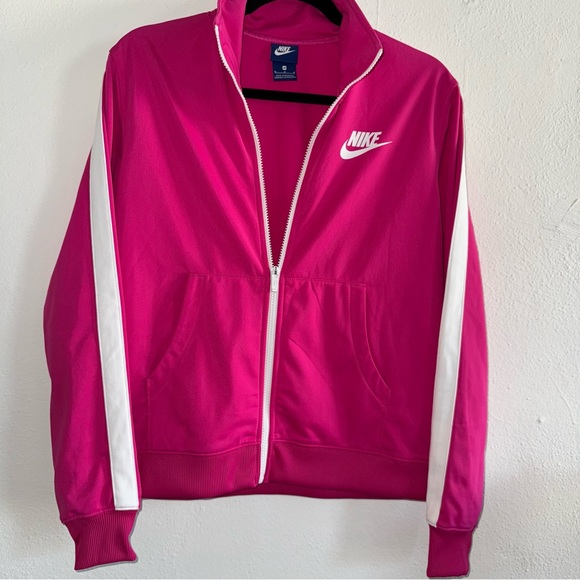 Nike Full Zip Warm Up Jacket Hot Pink! - Picture 1 of 10